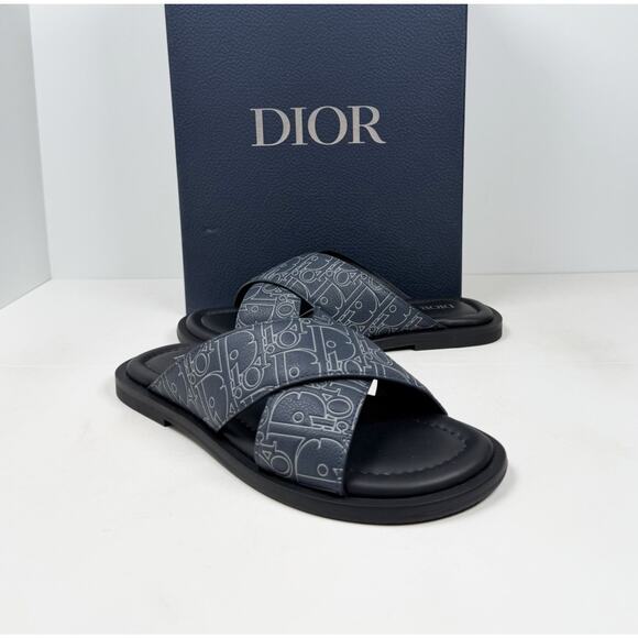 Size 40EU/7US - Dior Alias Navy Blue Sandals? NEW/RETAIL $1K! main image 4